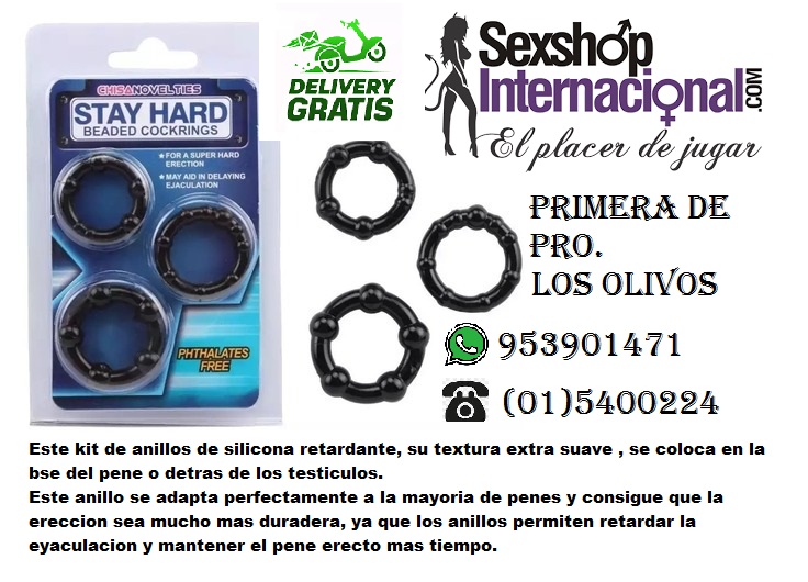 Kit de anillos retardantes Stay Hard